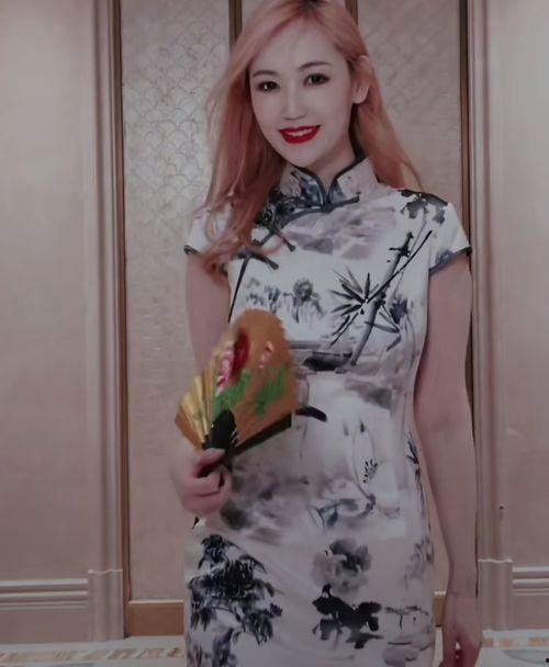 穿旗袍的网红吃瓜是谁,揭秘网络红人的另类风采