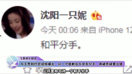 孙一宁女友爆料视频播放,揭秘背后真相
